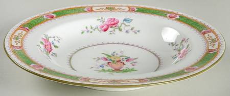 French Noble Rim Soup Bowl by Coalport
