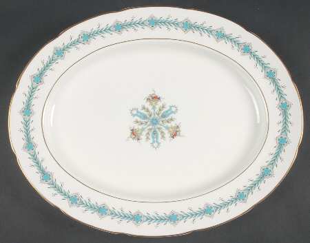 Geneva (Athens Shape) 14" Oval Serving Platter