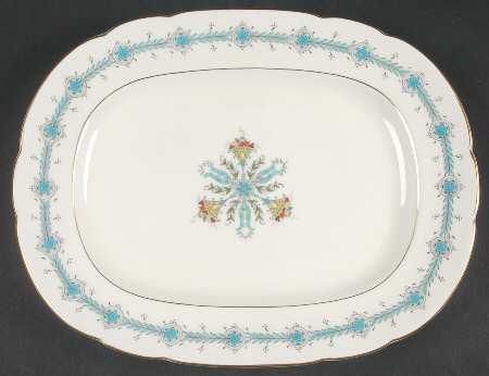 Geneva (Athens Shape) 12" Oval Serving Platter