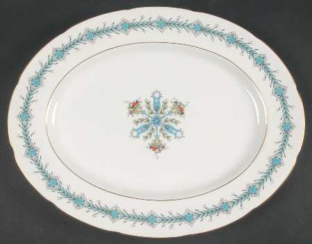 Geneva (Athens Shape) 13" Oval Serving Platter