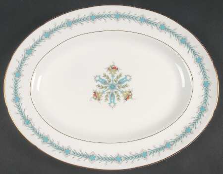 Geneva (Athens Shape) 13" Oval Serving Platter