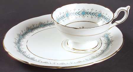 Geneva (Athens Shape) Snack Plate & Cup Set