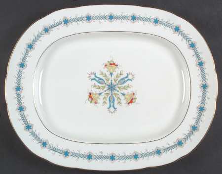 Geneva (Athens Shape) 15" Oval Serving Platter
