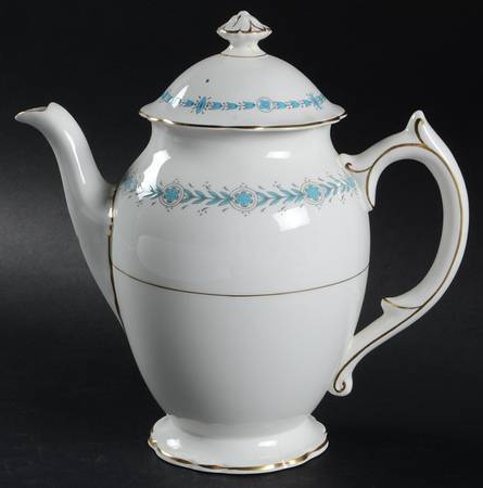 Geneva (Athens Shape) Coffee Pot & Lid by Coalport