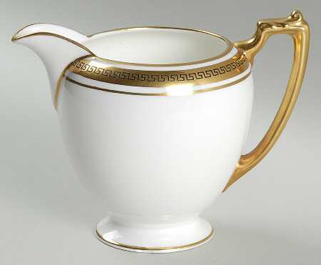 Greek Key Creamer by Coalport