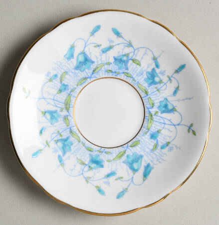 Harebell Turquoise Saucer for Demitasse Cup