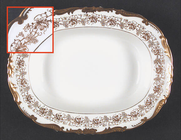 Hazelton White 9" Rectangular Vegetable Bowl