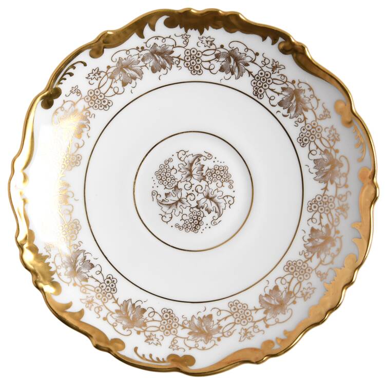 Hazelton White Saucer for Footed Cup