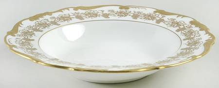 Hazelton White Rim Soup Bowl