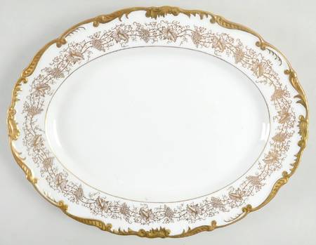 Hazelton White 11" Oval Serving Platter