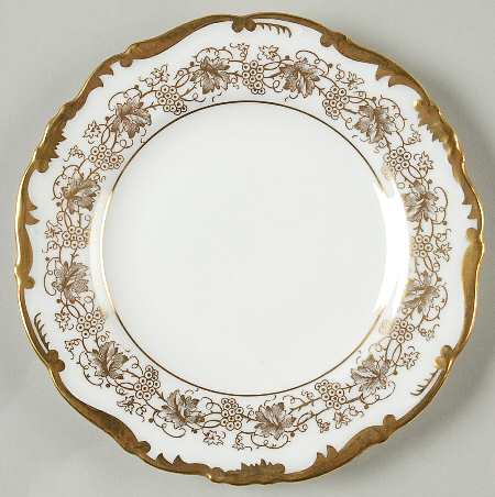 Hazelton White Bread & Butter Plate