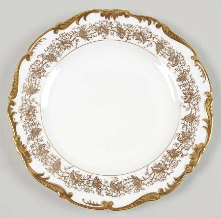 Hazelton White Luncheon Plate