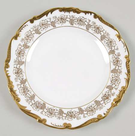 Hazelton White Salad Plate