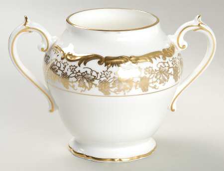 Hazelton White Sugar Bowl No Lid