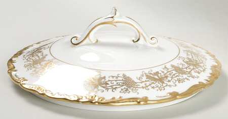 Hazelton White Lid for Round Vegetable