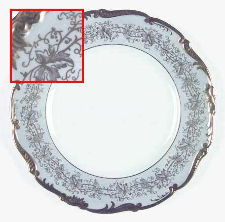 Hazelton Grey Dinner Plate