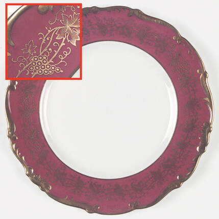 Hazelton Maroon by Coalport