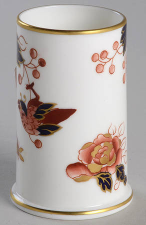 Hong Kong (New Backstamp, Mauve Flowers) 3" Vase