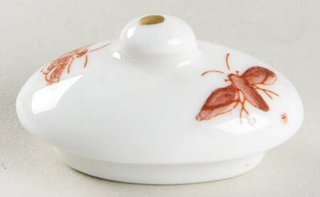 Hong Kong (New Backstamp, Mauve Flowers) Lid for Toy Sugar Bowl