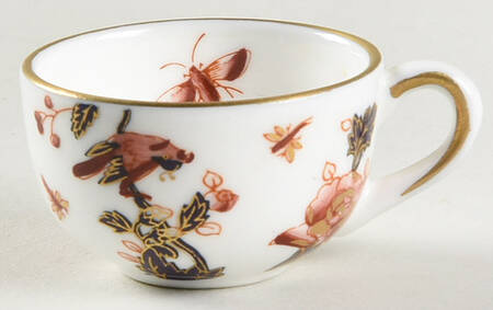 Hong Kong (New Backstamp, Mauve Flowers) Miniature Cup Only