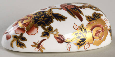 Hong Kong (New Backstamp, Mauve Flowers) Lid for 4" Egg Box