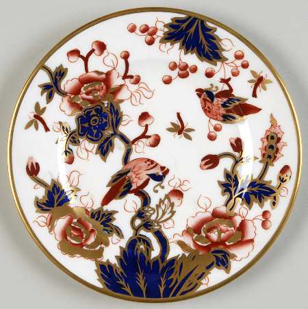 Hong Kong (New Backstamp, Mauve Flowers) Bread & Butter Plate