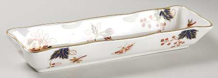Hong Kong (New Backstamp, Mauve Flowers) Mint Tray