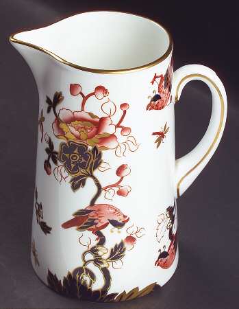Hong Kong (New Backstamp, Mauve Flowers) 16 Oz Pitcher
