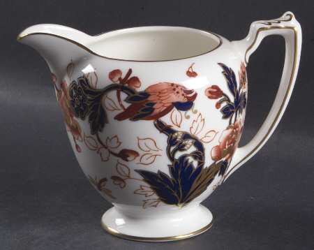 Hong Kong (New Backstamp, Mauve Flowers) Creamer