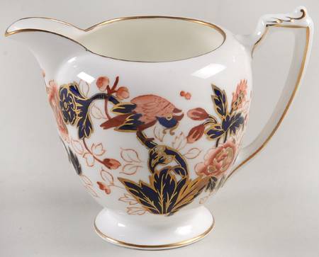 Hong Kong (Old Backstamp, Rust Flowers) Creamer