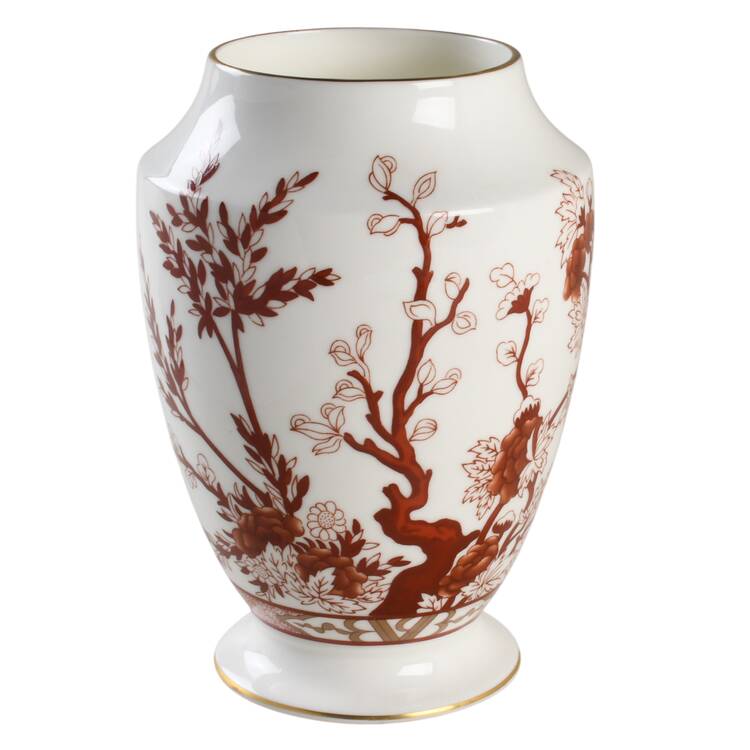 Indian Tree Coral (Scalloped) Footed Urn No Lid