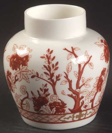 Indian Tree Coral (Scalloped) Small Ginger Jar No Lid