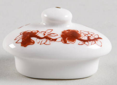 Indian Tree Coral (Semi Scalloped) Miniature Sugar Bowl-Lid