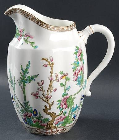 Indian Tree Multicolor (Scalloped, Older) 64 Oz Pitcher