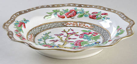 Indian Tree Multicolor (Scalloped, Older) Rim Soup Bowl