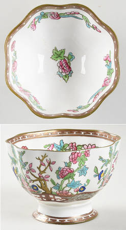 Indian Tree Multicolor (Scalloped, Older) 4" Scalloped Bowl