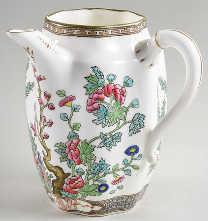 Indian Tree Multicolor (Scalloped, Older) Coffee Pot No Lid
