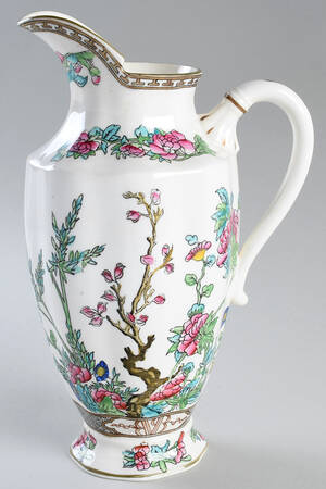 Indian Tree Multicolor (Scalloped, Older) 32 Oz Pitcher No Lid