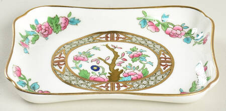 Indian Tree Multicolor (Scalloped, Older) Rectangular Tray