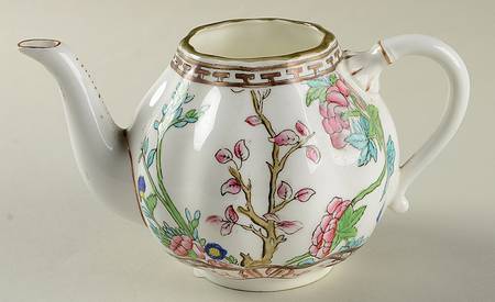 Indian Tree Multicolor (Scalloped, Older) Mini Teapot No Lid