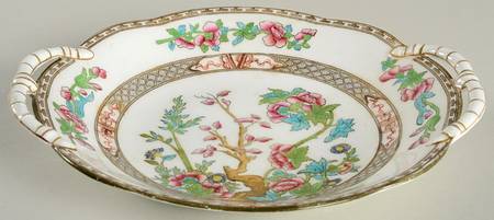 Indian Tree Multicolor (Scalloped, Older) Windsor Sweet Dish 9"Windsor Sweet Dish 9"