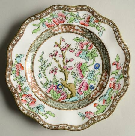 Indian Tree Multicolor (Scalloped, Older) Salad Plate