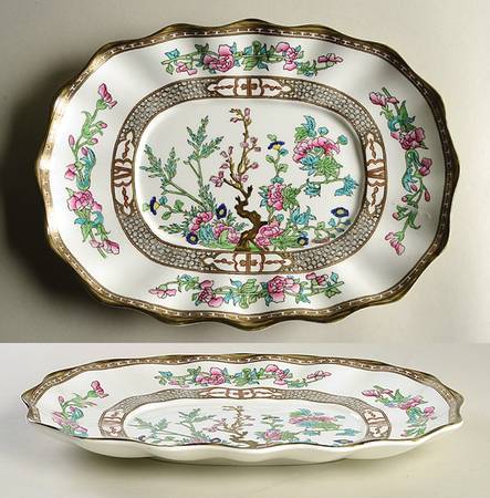 Indian Tree Multicolor (Scalloped, Older) Underplate for Tureen