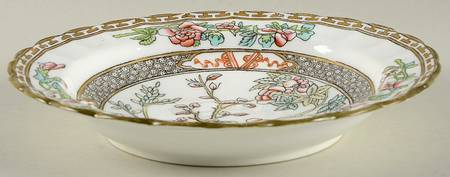 Indian Tree Multicolor (Scalloped, Older) Rim Soup Bowl