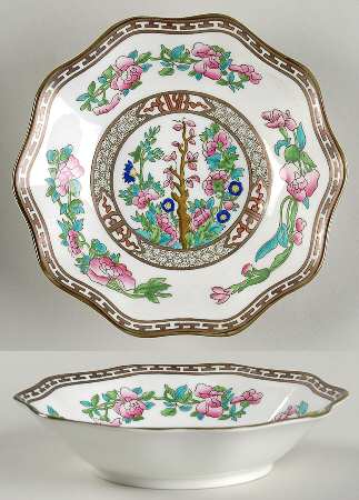 Indian Tree Multicolor (Scalloped, Older) Coupe Cereal Bowl