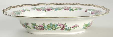 Indian Tree Multicolor (Scalloped, Older) 11" Oval Vegetable Bowl