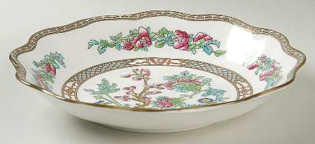 Indian Tree Multicolor (Scalloped, Older) Large Coupe Soup Bowl