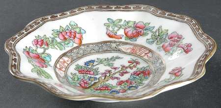 Indian Tree Multicolor (Scalloped, Older) Saucer for Flat Cup