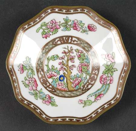 Indian Tree Multicolor (Scalloped, Older) Saucer for Bouillon Cup