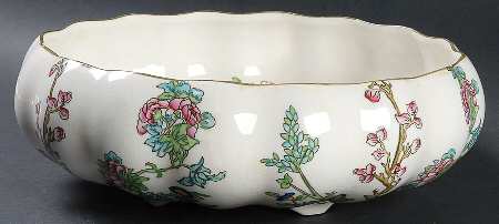 Indian Tree Multicolor (Scalloped, Older) 10" Gardenia Bowl